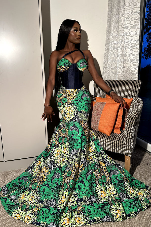 Long African Print